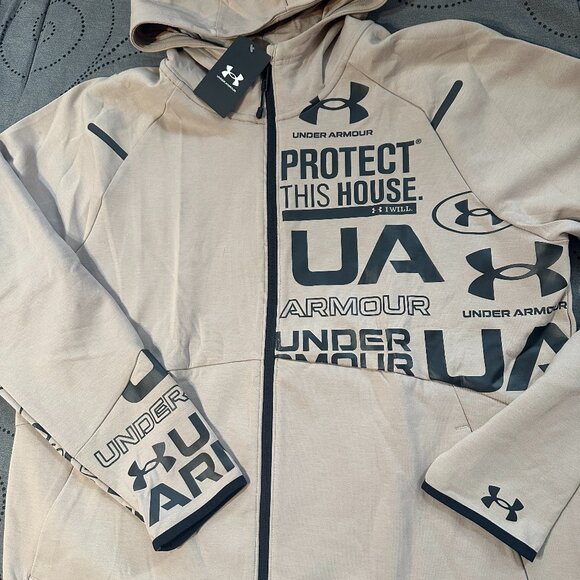 UNDER ARMOUR TECH HOODIE JACKET COMPARE WITH NIKE TECH PACK SIZE XL MEN $120.00 - Picture 1 of 4